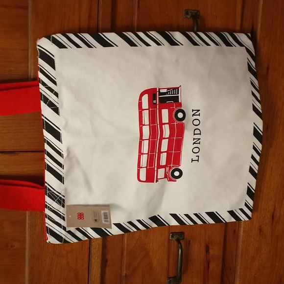 Red Bus - Cotton Victoria Bag - NWT - Picture 2 of 9